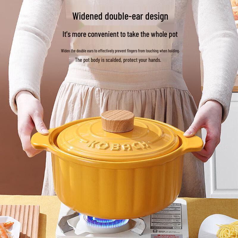 Kangbach 3.5L Pumpkin Ceramic Casserole Pot