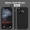 Для Poco F6 чехол Роскошный жидкий силиконовый чехол для Xiaomi Poco F6 Poco F 6 PocoF6 Pro F6Pro 5G Мягкие чехлы противоударный чехол