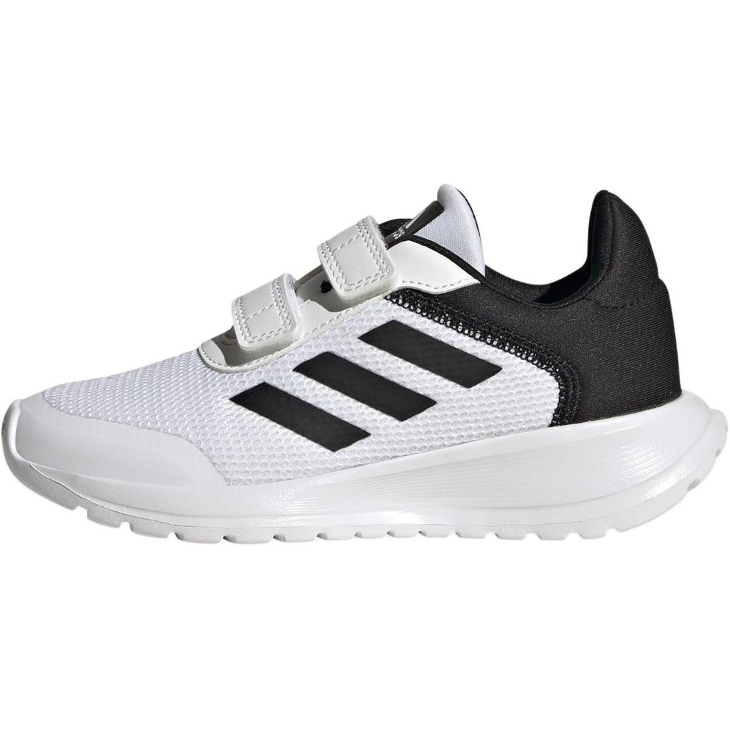 Adidas Tensaurs Comfortable Versatile Durable Low-Top Running Shoes Kids Sneakers White Black IF0354