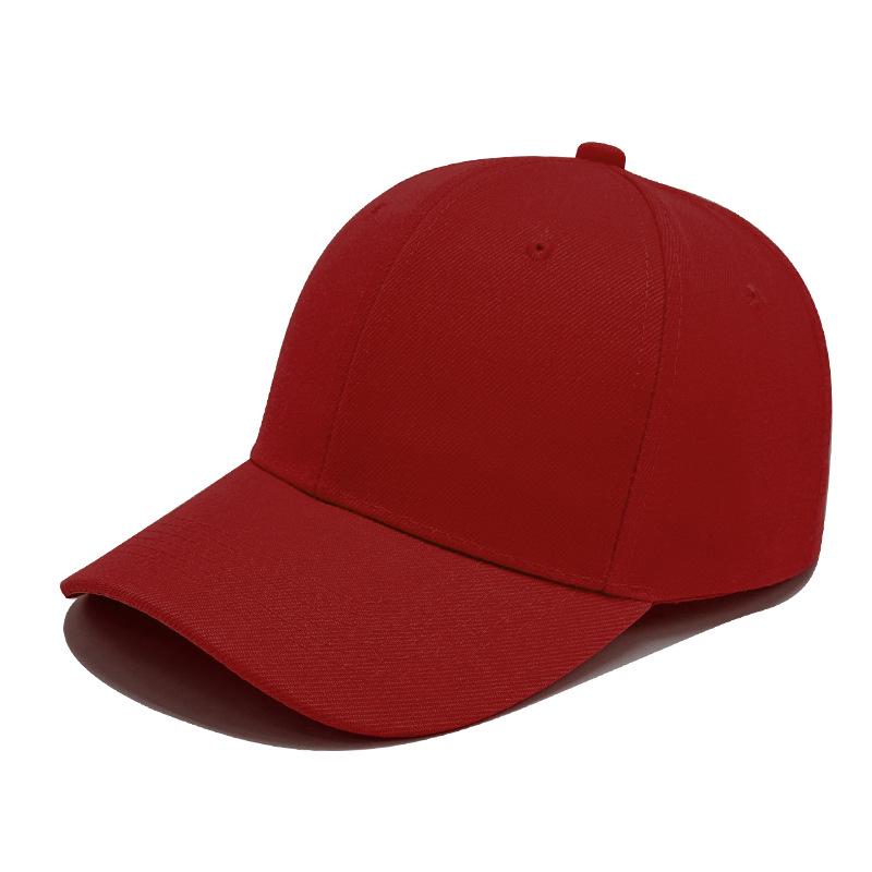 Summer Sun Protection Non-Collapsing Baseball Cap - Acrylic, Minimum Order 50 Pieces