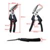 Takagi Stainless Steel Big Multi-Purpose Scissors, 250mm (TMS-250), with Spring, Continuous Operation, Serrated Blade, Wire Cutting, with Stopper, Pow
