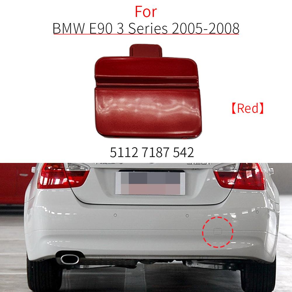 Для BMW E90 Автомобильный Задний Бампер Крышка Заглушка Буксировочного Крюка Черный Белый Для BMW 3 Серии 2005-2008 316 318 320 323 330 51127187542