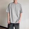 Korean Version of the Soft, High-quality Sports and Leisure Versatile Stretch Wrinkle Loose Men's Fashion Short-sleeved Tops Comfortable T-shirt