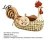 Vintage Rooster Decor Farmhouse Utensil Holder Resin Chicken Kitchen Counter Organizer Rustic Country Container Cooking Caddy Floral Hen