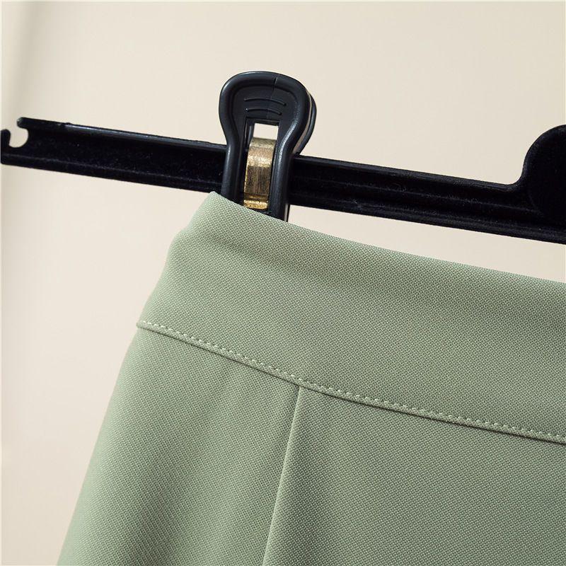 Повседневная юбка, женская длинная юбка, разделенная самозакрывающаяся юбка средней длины, женская юбка средней длины с запахом на бедрах, рыбий хвост