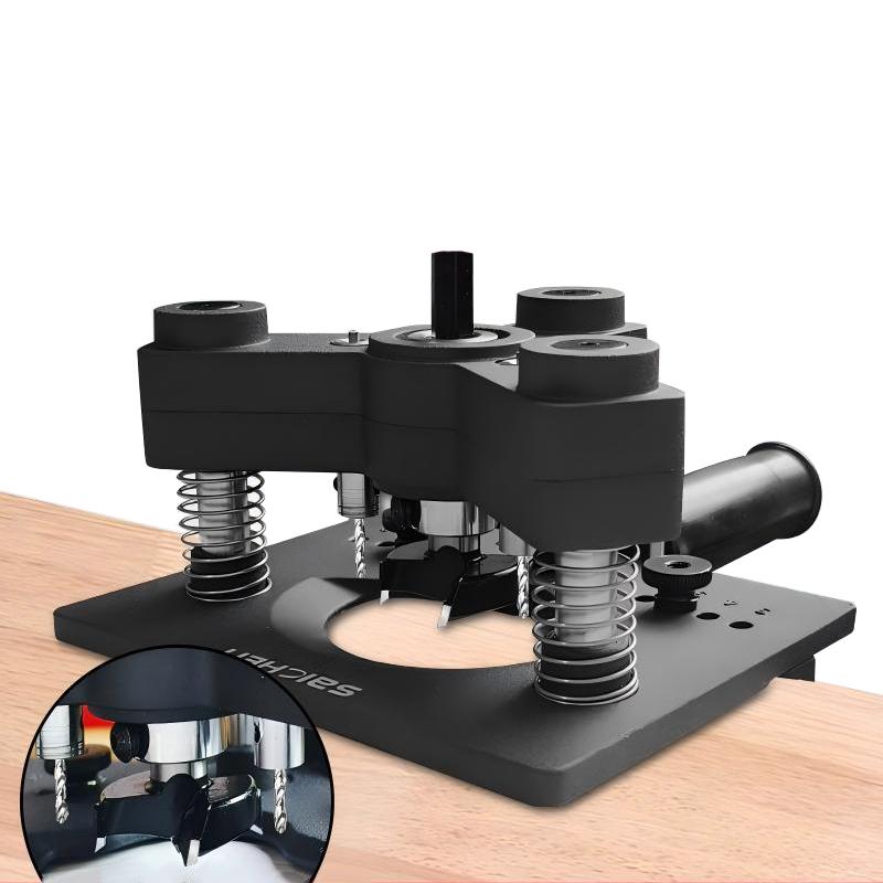 1 комплект 3-осевой 35-мм скрытой петли, сверлильный кондуктор, сверхпрочный направляющий кондуктор для сверления отверстий под петли, инструмент для деревообработки, открыватель отверстий, локатор