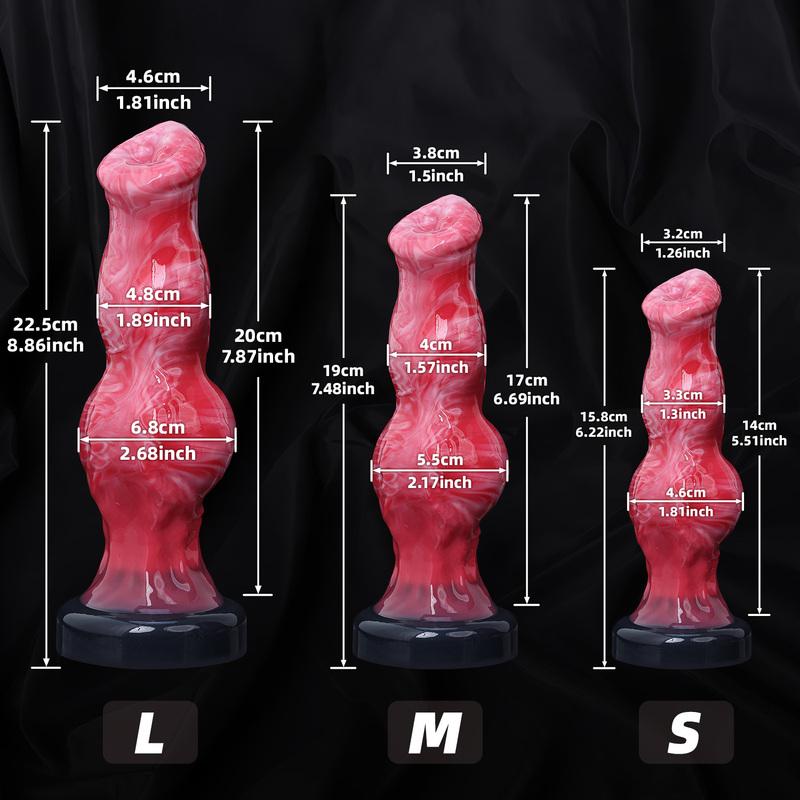 Soft Big Monster Dildo Dog Anal Plug Butt Plug Adult Sex Toy Animal Penis for Female Anal Stimulation Sexy Erotic Toy