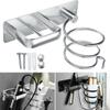 Aluminum Wall Rack Hair Dryer Straightener Holder Shelf Bathroom Salon Storage Organizer