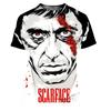 Movie Scarface Graphic 3D Print T-Shirts Men Women Fashion Streetwear Oversized Short Sleeve T Shirt Male Tees Tops Man Clothing