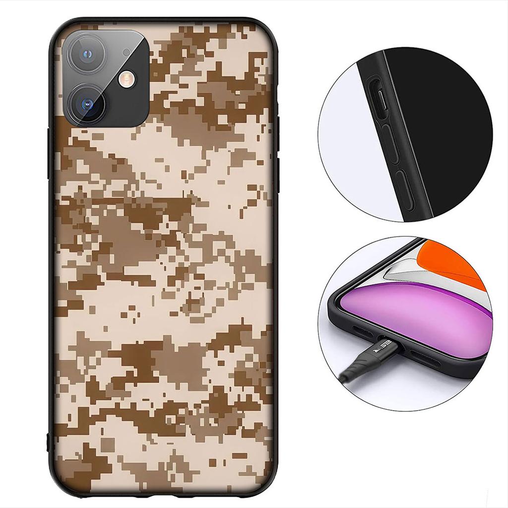 Camo Pattern Military Army Camouflage Cover for Samsung Galaxy S22 S21 S20 FE Ultra Plus A35 A36 A37 A33 A34 A04 A71 Phone Case
