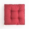 Solid Color Square Thickened Seat Cushion