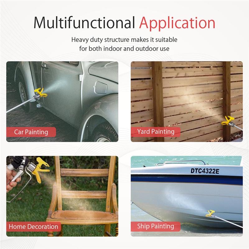 1500 Вт безвоздушный распылитель высокого давления, профессиональные безвоздушные распылители, безвоздушный распылитель краски, окрасочная машина, AU/EU, 220 В