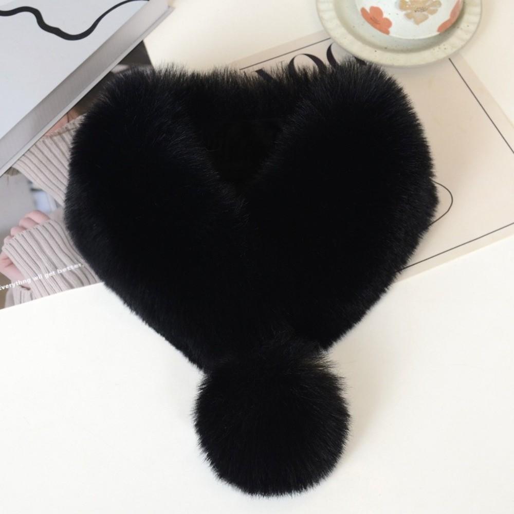 Soft Cross Neck Warmer Thickened Neck Warm and Shawl Casual Neck Collar