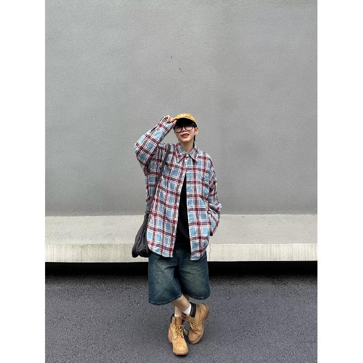 Рубашка с длинным рукавом с буквенным принтом 2024 года в японском стиле в стиле Гонконга, свободная рубашка для мальчиков, летнее модное универсальное повседневное пальто