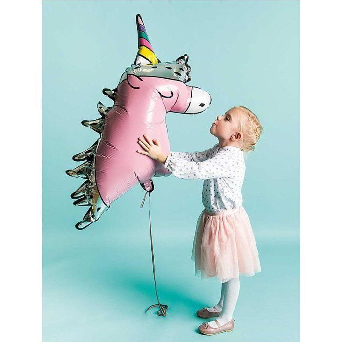 Ballon aluminium licorne