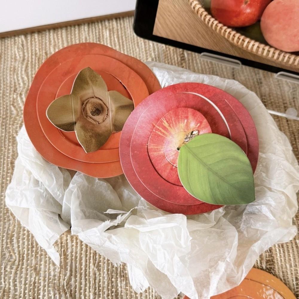 3D Fruit Shaped Greeting Card Foldable Festival Greeting Card Birthday Gift Postcards Festival