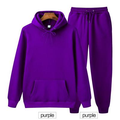 Однотонная толстовка с капюшоном, комплект из двух предметов, толстовка с капюшоном, женская толстовка, осенняя мужская толстовка + брюки, комплекты