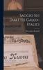 Книга Saggio Sui Dialetti Gallo-Italici