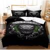 Galaxy Sport Team Bedding Set 3pcs Twin Size Comforter Cover Sheet Pillowcase Digital Printed Fan Bed Set