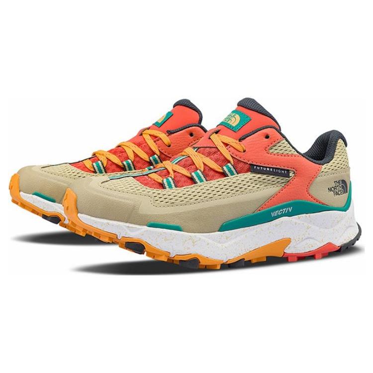 (WMNS) THE NORTH FACE Vectiv Taraval Hiking Shoes 'Gravel Coral Sunrise' Women's 5LWU-655