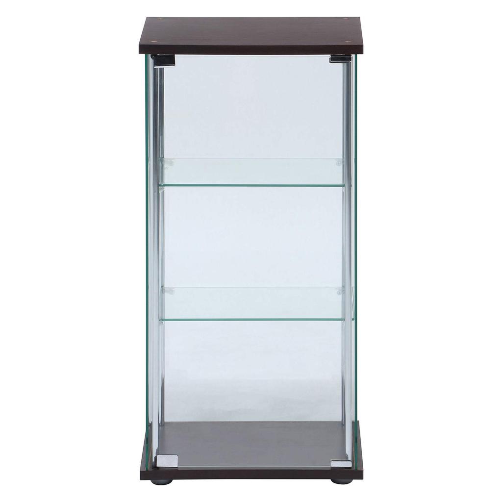 Футляр для коллекционной фигурки Fuji Boeki, 3 яруса, ширина x глубина x высота 86 см, коричневое закаленное стекло, полностью стеклянная сборка, продукт 96049 42,5 36,5