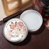 Elegant Women Solid Perfume Chinese Style Body Aroma Balm Long-lasting Rose Lavender Floral Fragrance Portable Solid Balm Body Deodorant Supplies