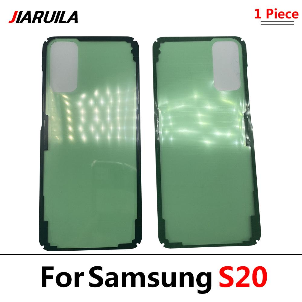Водонепроницаемая наклейка для Samsung S23 S21 S20 Ultra S21 Fe S21 Plus Клейкая наклейка Задняя крышка Корпус Батарея Клейкая лента Наклейка