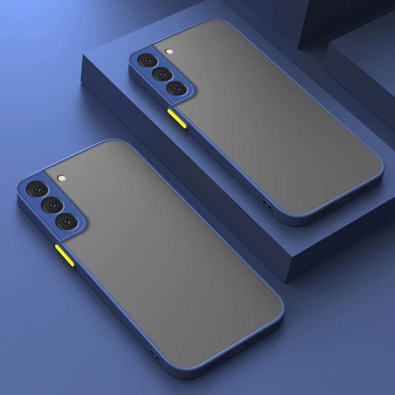 Подходит для чехлов для мобильных телефонов Samsung S23 S22 S21 A53 A52 A73 A72 S24 S20 Ultra Матовый Защита от падений Чехол Samsung S22 Ultra
