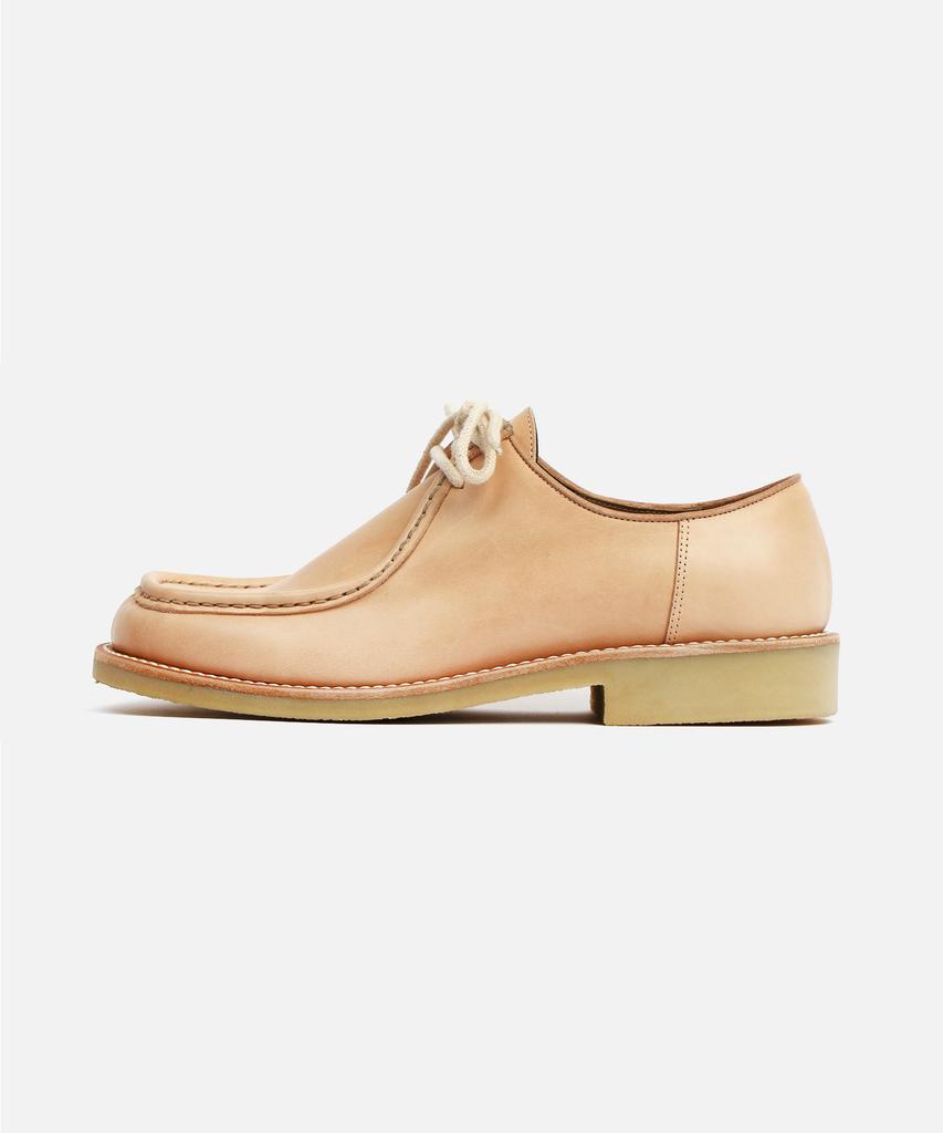 Custommood Cadiz Vegetable Tyrolean Derby Shoes (Natural Beige)