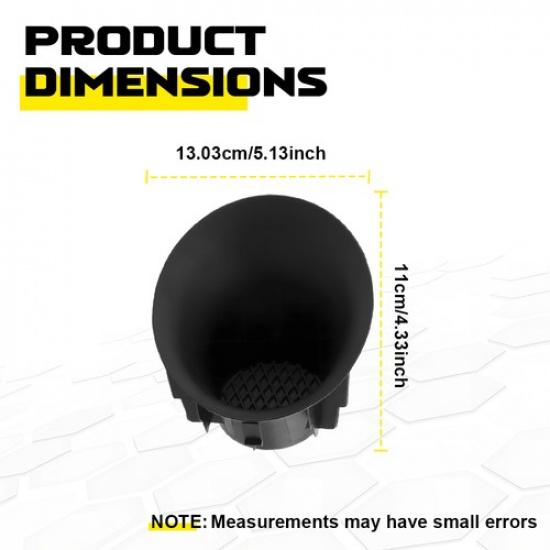 For 2005-2011 Toyota Tacoma X-Runner Front Fog Light Bezel Trim Black Cover 2PCS