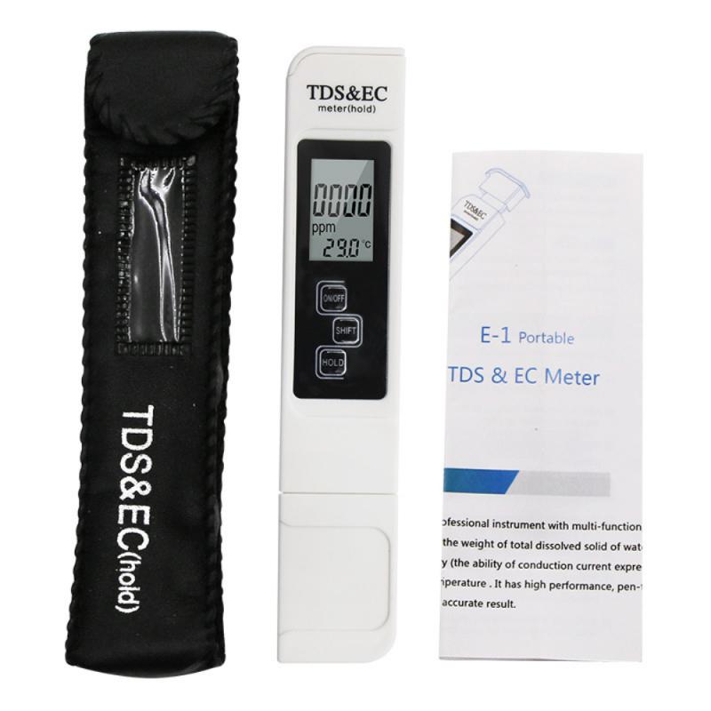 In1 TDS EC Meter Temperature Tester Pen Multifunctional Digital Water Quality Tester For Water Purity TEMP PPM Tester