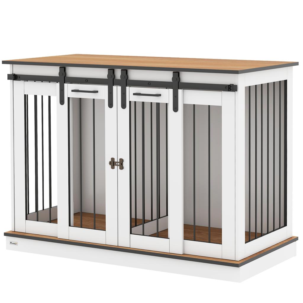 Dog Crate Furniture for Large Dogs, Double Dog Cage for Small Dogs