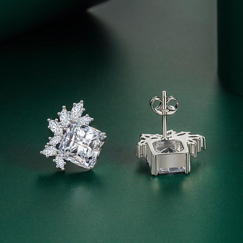 Sace Gems Classic Copper Alloy Zircon Earrings Ladies Jewelry Wedding Promise Party Gift