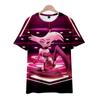 Hazbin Hotel Аниме женские и мужские футболки с графическим принтом и круглым вырезом с мультяшным принтом, большие размеры с короткими рукавами, модная мужская одежда, уличная одежда