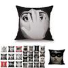 Piero Linen Vintage Fornasetti Face Throw Pillow Case Waist Cushion New Cover
