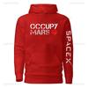 Occupy Mars Space X Black Unisex Crewneck Sweater or Hooded Men Sweatshirt Adult or Youth Comfortable Sweatshirt Space Gift