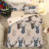 Christmas Snowflake Comforter Bedding Set Home Duvet Cover Warm Hotel Decor King Queen Single Hot Sale