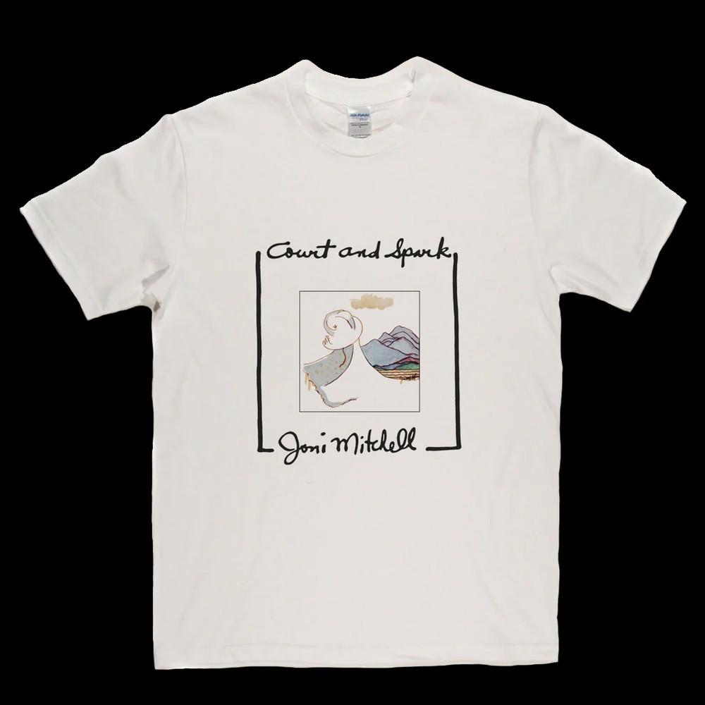 Joni Mitchell Court and Spark T-shirt Unisex Cotton IM0506