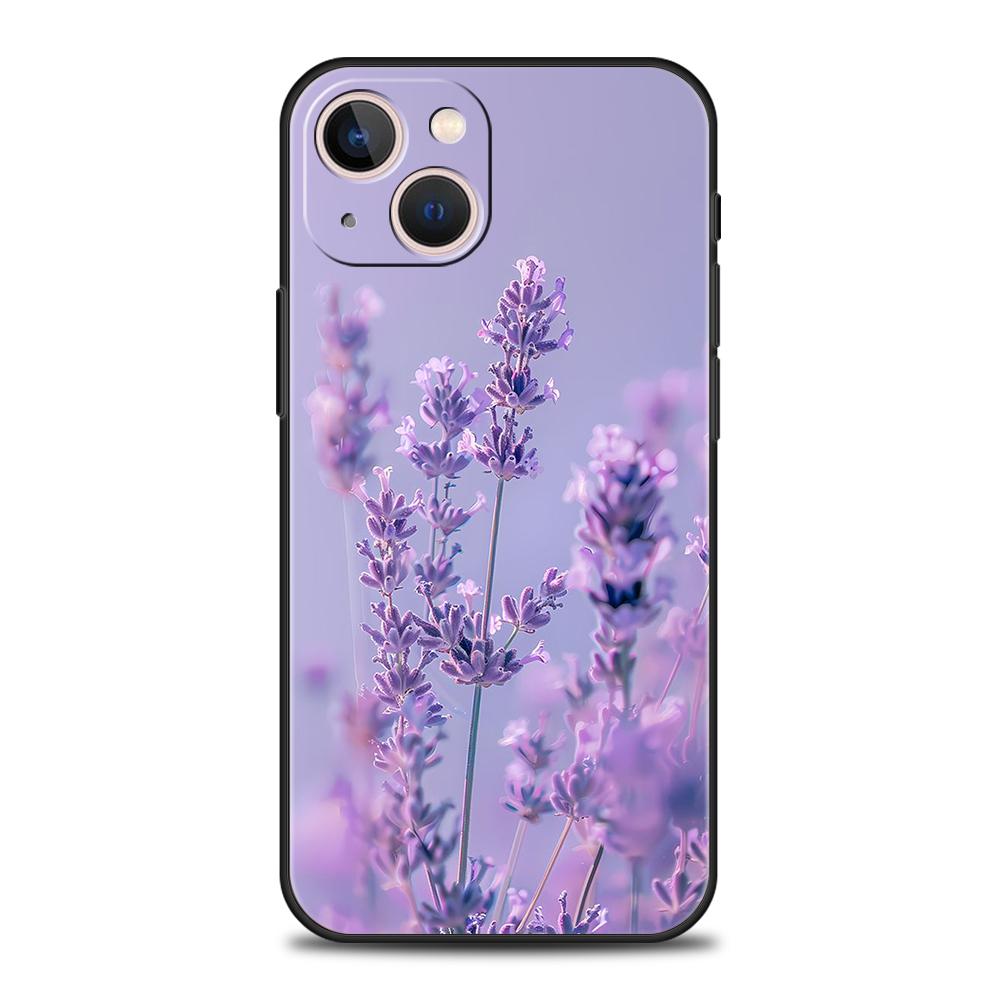 Цветочный чехол для телефона iPhone 16 15 14 13 12 Pro Max 11 Pro Max 7 8 Plus XS XR Ударопрочный силиконовый мягкий чехол Fundas Capas Сумки