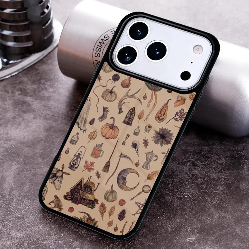 Halloween soft Phone Case for iPhone 17 16 15 Pro Max Air 14 13 12 11 Plus Shockproof Cover