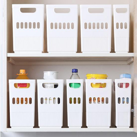 Кухонный ящик для хранения со встроенным шкивом, пластиковый футляр для хранения бумаги для скрапбукинга, прозрачный ящик для хранения