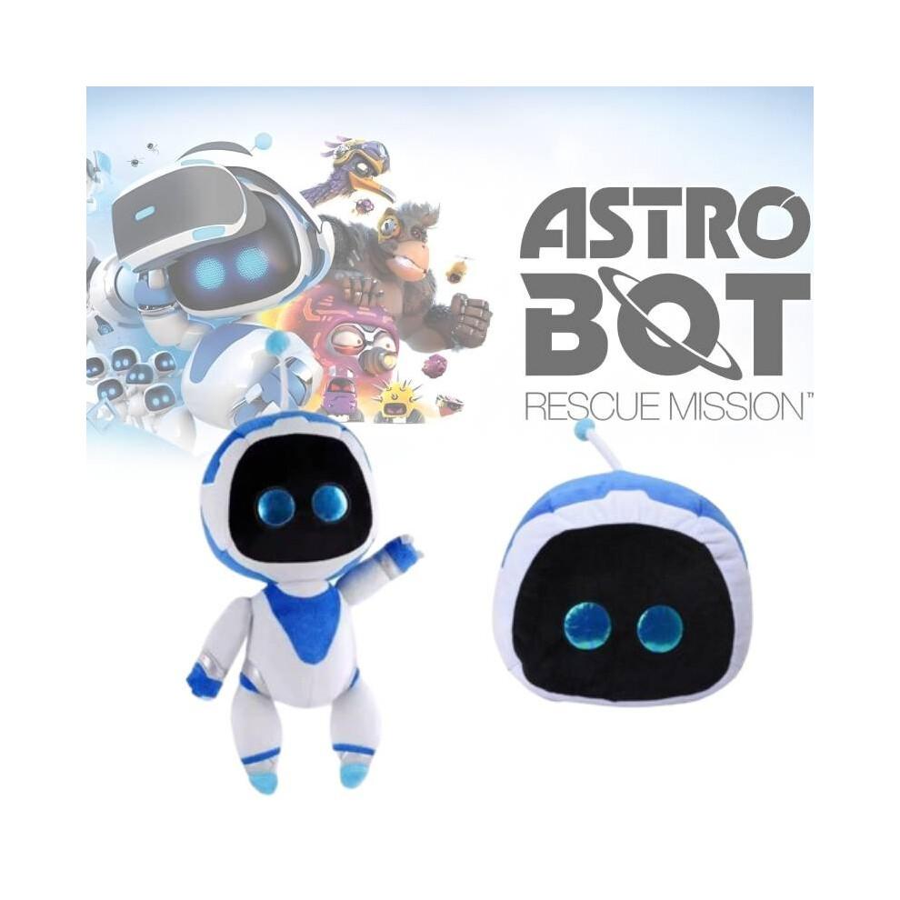 (White)Astro Bot Plüschtier süß Cartoon Kindergeburtstag Urlaub Geschenk Dekokissen