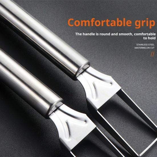Yousheng 1/2/3 шт., нержавеющая сталь, слайсер для арбуза, резак для дыни, кухонный инструмент для резки фруктов для домашнего пикника