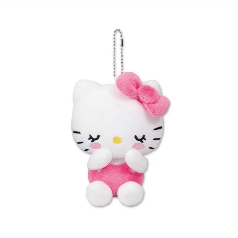 Очаровательная плюшевая игрушка Hello Kitty Подарок к 50-летию Мягкая и приятная на ощупь Брелок-аксессуар