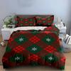 Christmas Pattern Duvet Cover Set Bedding set (1 duvet cover, 2 pillowcases, duvet not included)