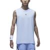 Jordan Спортивный однотонный жилет без рукавов с круглым вырезом Dri-FIT, повседневный, быстросохнущий, мужской, цвет Stone-Blue FN5857441