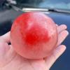 Slushie Fruit Slush Squishy Toy Crunchy Sound Ice Cracked Crystal Ball Cracking Squishy Toy  Kids