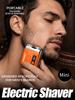 mens electric shaver rechargeable waterproof mini portable beards  razor wet/dry