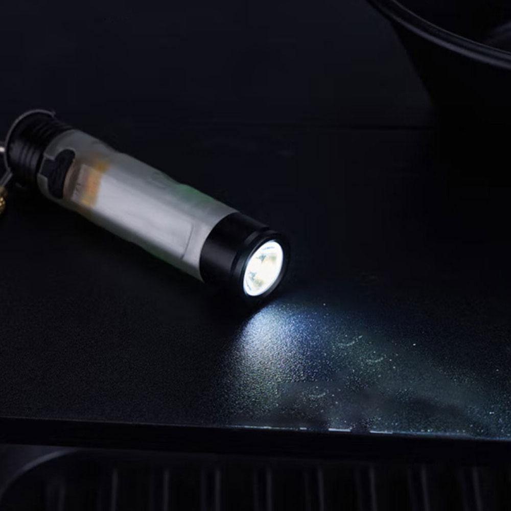 Strong Light Pocket Mini Flashlight Long Endurance Alloy LED Flashlight Key Clip Light  Night