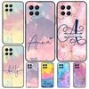 Personalised Name Wotercolour Rainbow For Samsung Galaxy M13 M23 M33 M53 M21 M31 M51 M30s M20 M12 M32 M52 M14 M34 M54 Phone Case